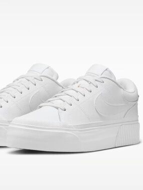 BRAND NEW Nike Court Legacy Lift White Shoe